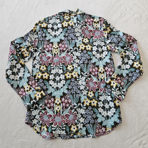 NWT Talbots Button Down Shirt Lot Small Floral & Plaid - Picture 8 of 12